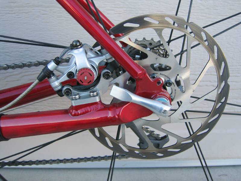 converting road bike from rim brakes to disc brakes